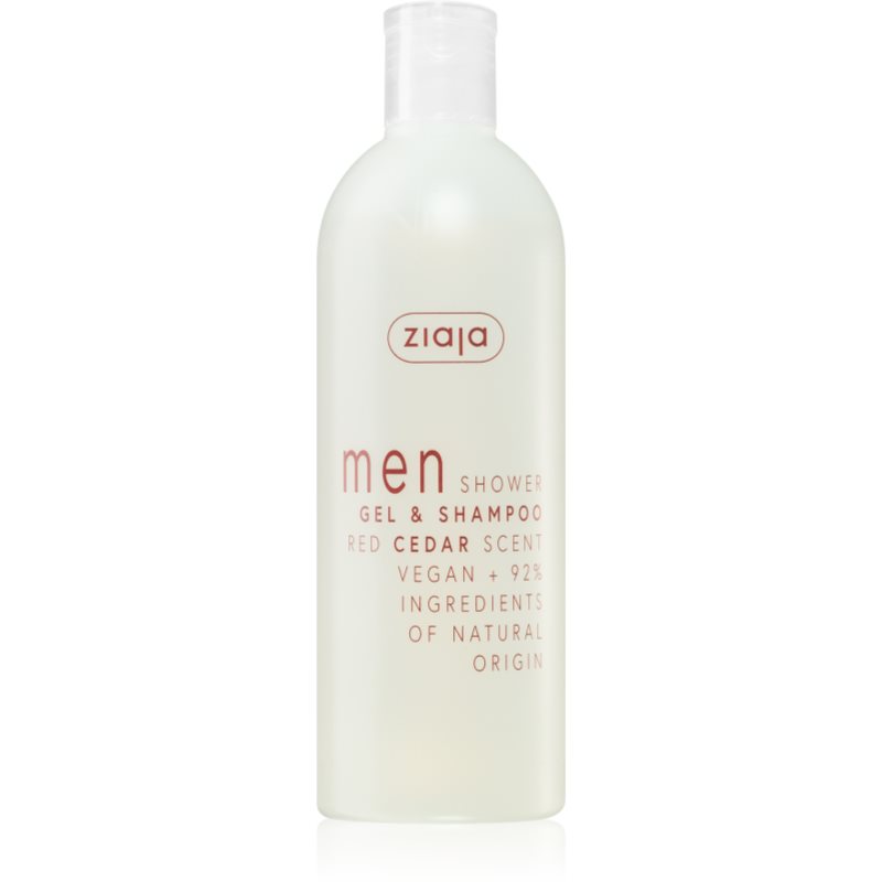 Ziaja Men gel de dus si sampon 2in1 Red Cedar 400 ml