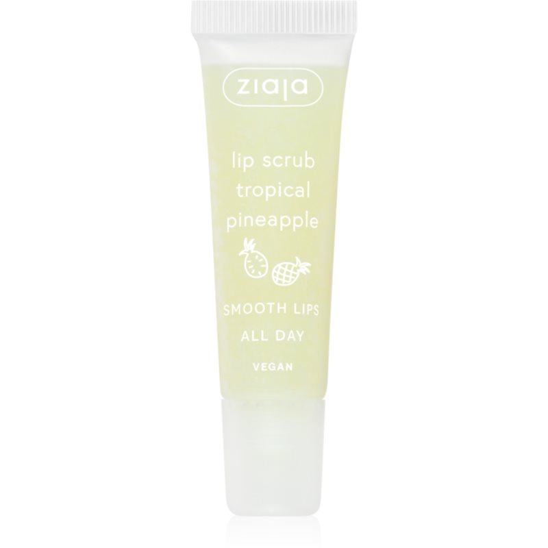 Ziaja Tropical Pineapple exfoliant din zahar de buze 12 ml