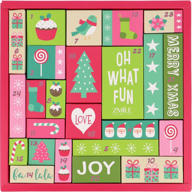 ZMILE COSMETICS Advent Calendar Puzzle Oh What Fun Calendar de Crăciun