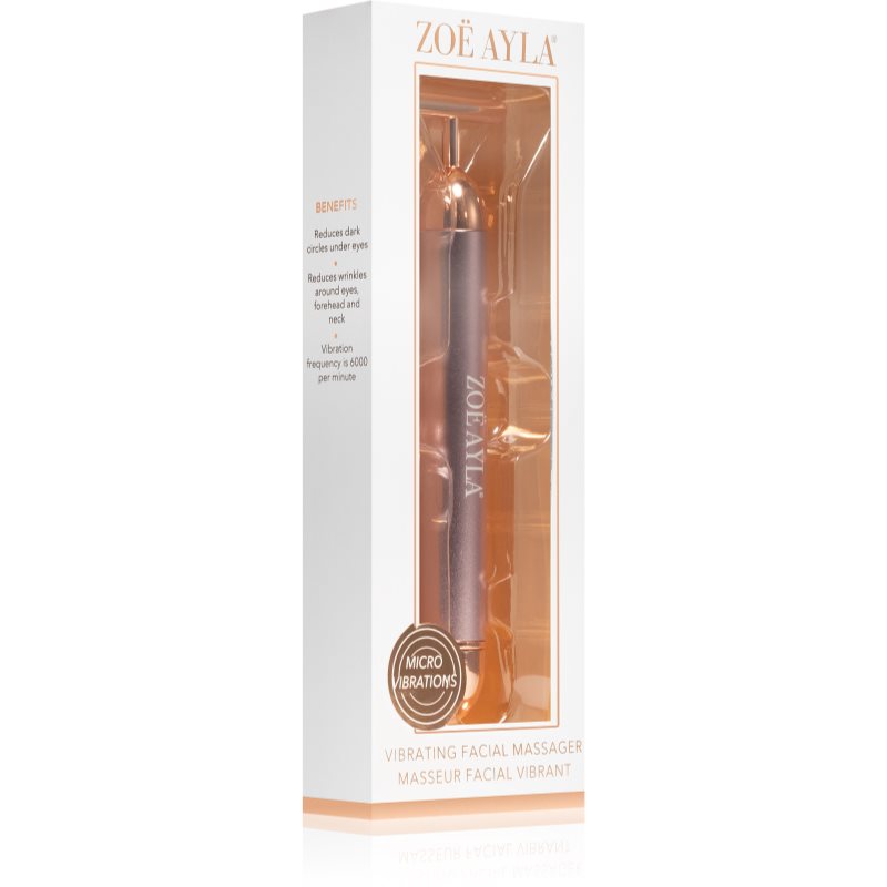 Zoë Ayla Vibrating Facial Massager accesoriu de masaj faciale 1 buc