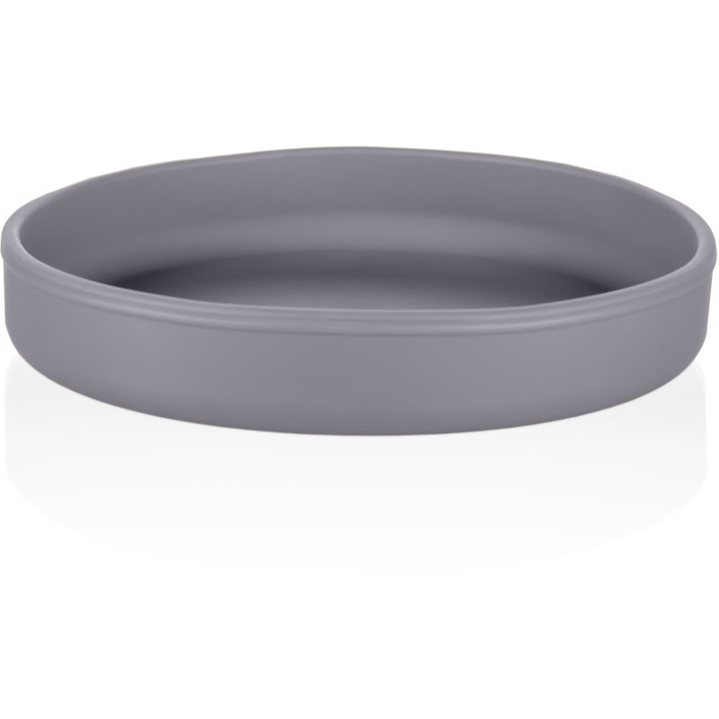 Zopa Silicone Plate farfurie 6 m+ Dove Grey 1 buc