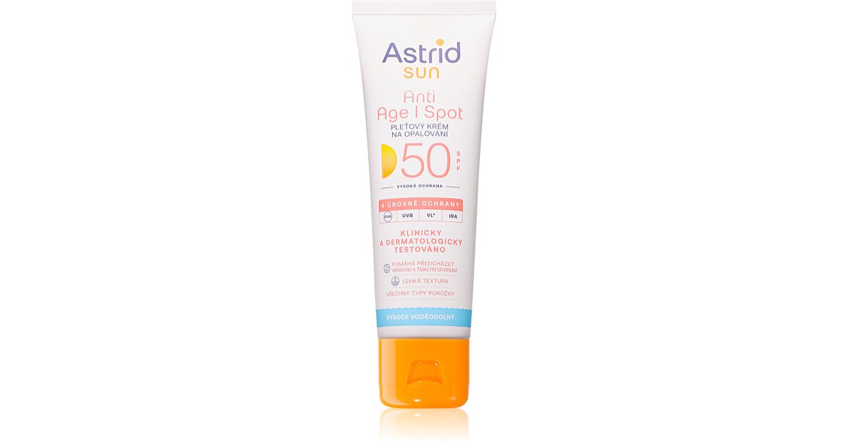 Astrid Sun Gesichtscreme zum Bräunen gegen Hautalterung SPF 50 50 ml