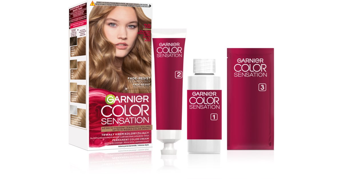 Garnier Color Sensation Haarfarbe Farbton 7.0 Delikatnie Opalizujący Blond 1 St.