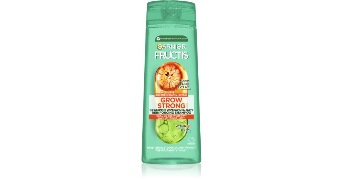Garnier Grow Strong stärkendes Shampoo für feines Haar 400 ml