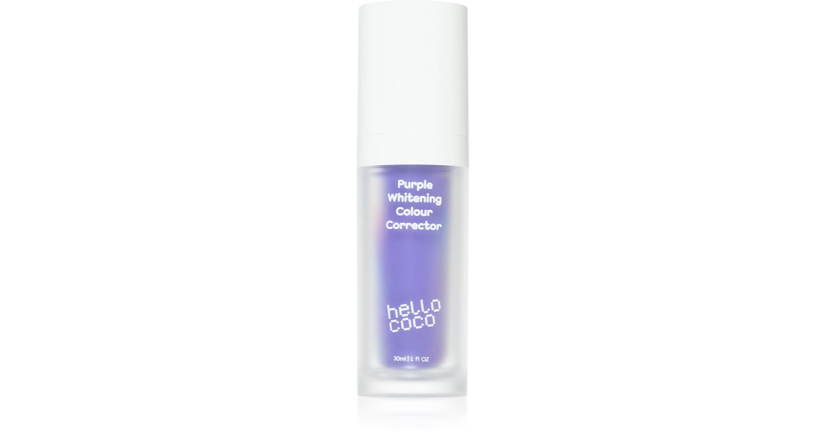 Hello Coco Purple Whitening Colour Corrector bleichende Zahnpasta 30 ml