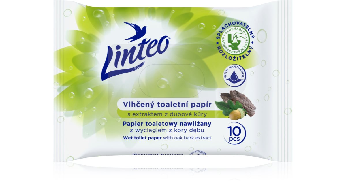 Linteo Wet Toilet Paper feuchtes Toilettenpapier 10 St.