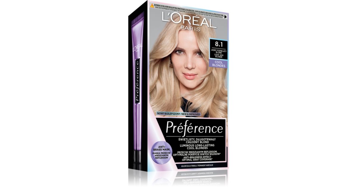 L’Oréal Paris Préférence Haarfarbe Farbton 8.1 COPENHAGEN 1 St.