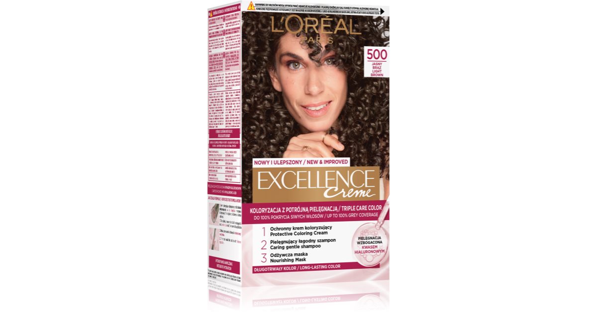 L’Oréal Paris Excellence Creme Haarfarbe Farbton 5 Light Brown 1 St.