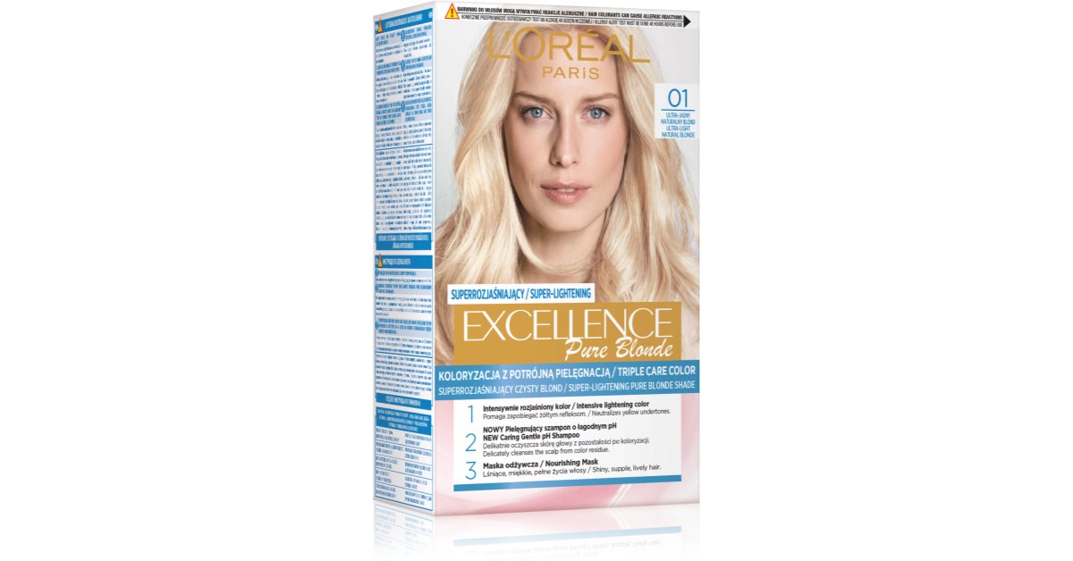 L’Oréal Paris Excellence Creme Haarfarbe Farbton 01 Lightest Natural Blonde 1 St.