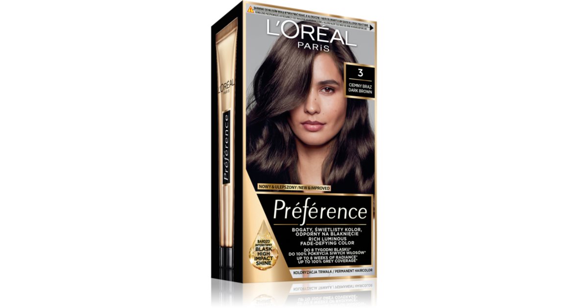 L’Oréal Paris Préférence Haarfarbe Farbton 3 Brasilia 1 St.