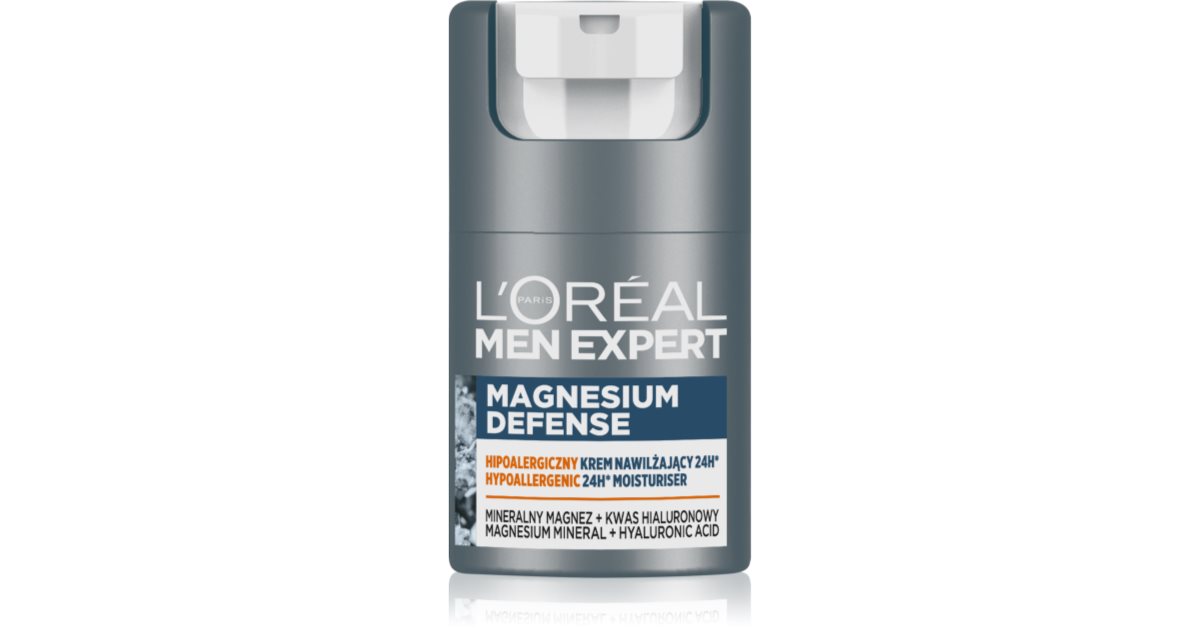 L’Oréal Paris Men Expert Magnesium Defence Feuchtigkeitscreme für Herren 50 ml