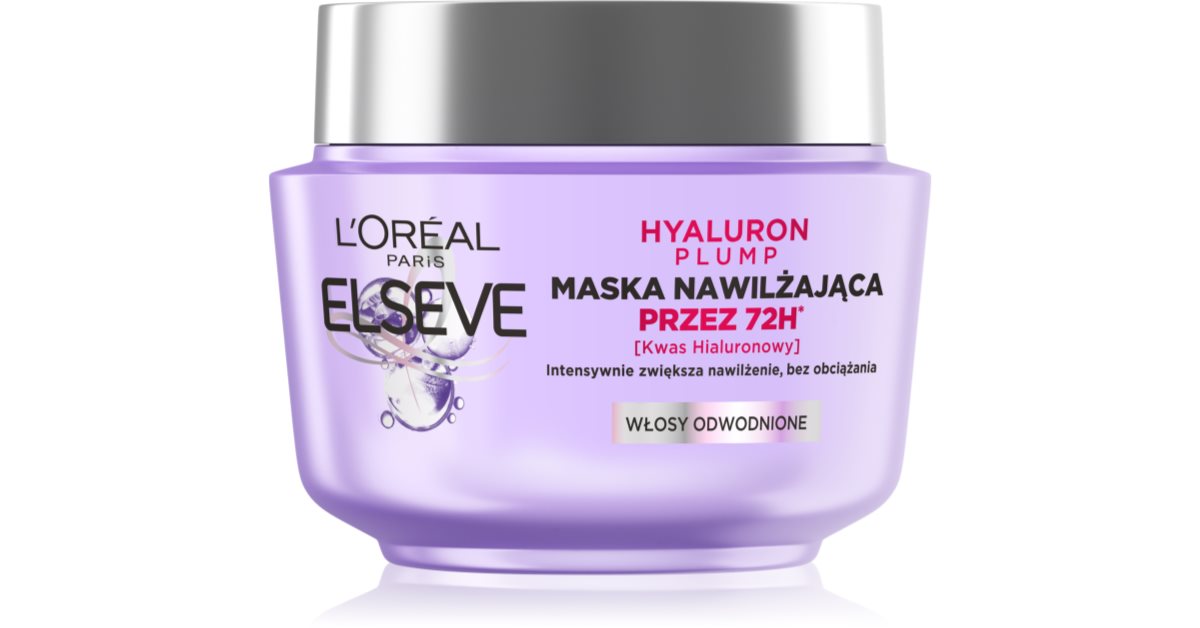 L’Oréal Paris Elseve Hyaluron Plump Maske für die Haare mit Hyaluronsäure 300 ml