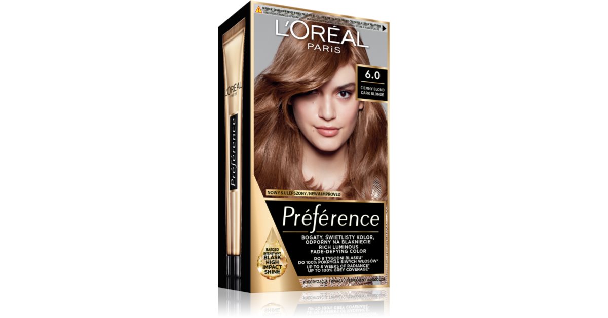 L’Oréal Paris Préférence Haarfarbe Farbton 6 Dark Blonde 1 St.