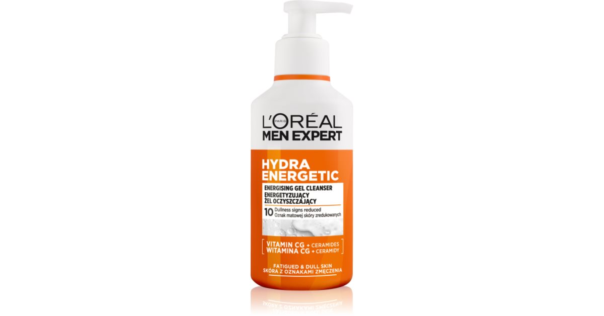 L’Oréal Paris Men Expert Hydra Energetic erfrischendes Reinigungsgel für Herren 260 ml