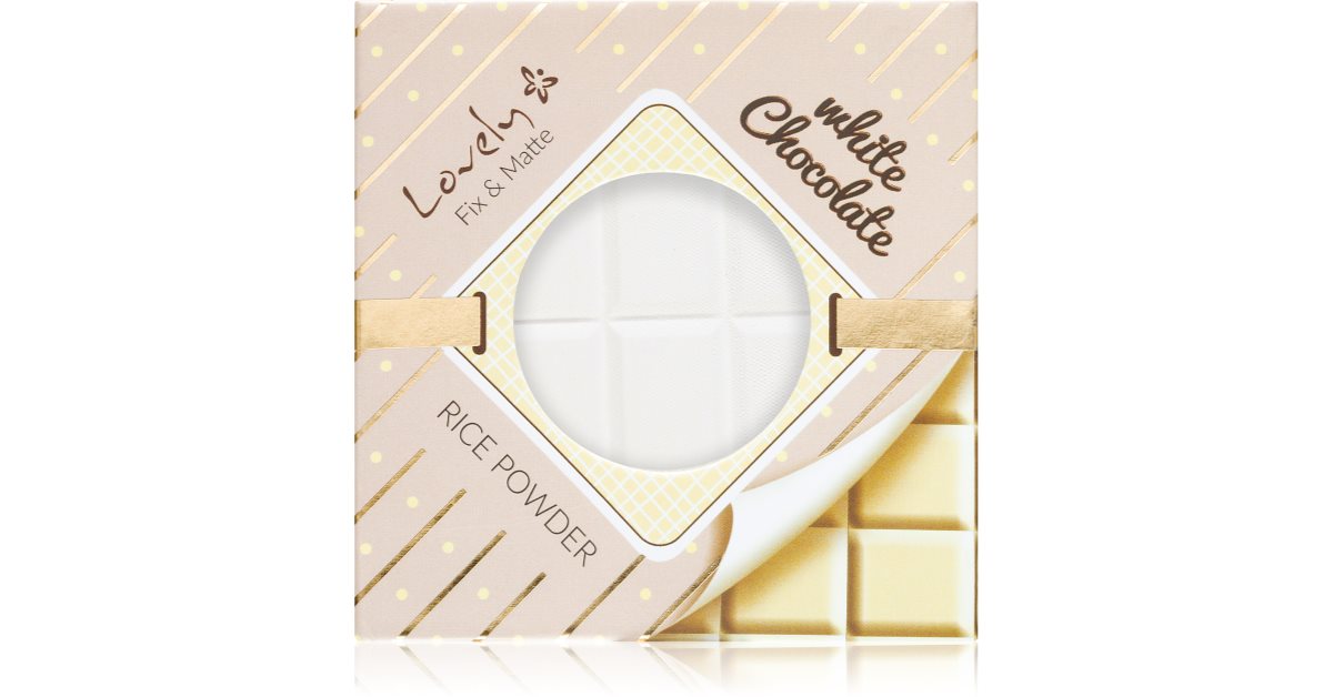 Lovely White Chocolate Rice Powder Transparenter Puder