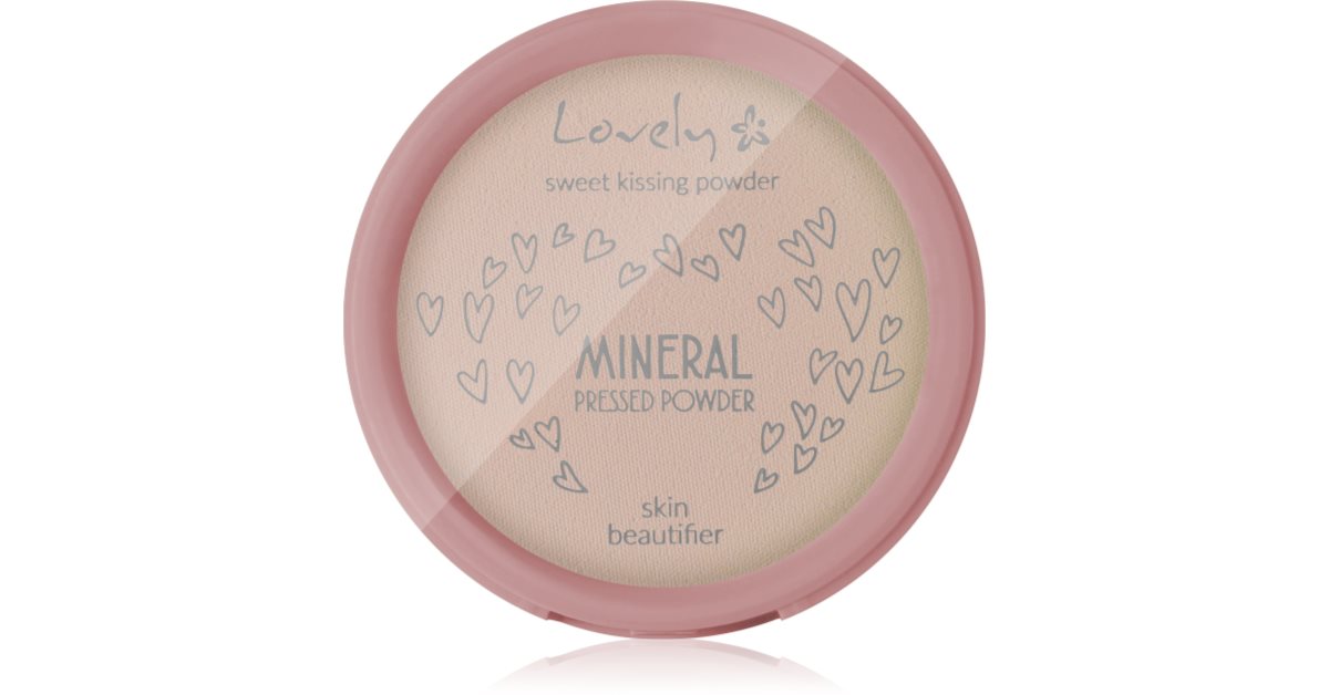 Lovely Mineral Pressed Powder fixierendes, mattierendes Puder 10 g