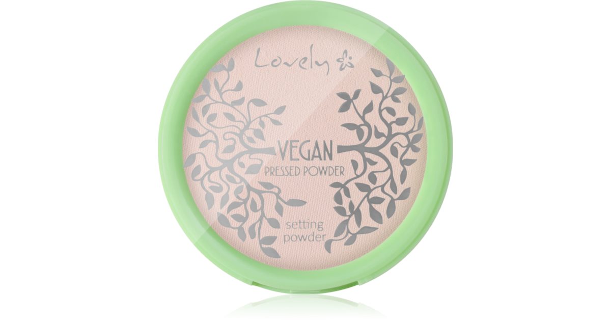 Lovely Vegan Pressed Powder transparenter Kompaktpuder 8 g