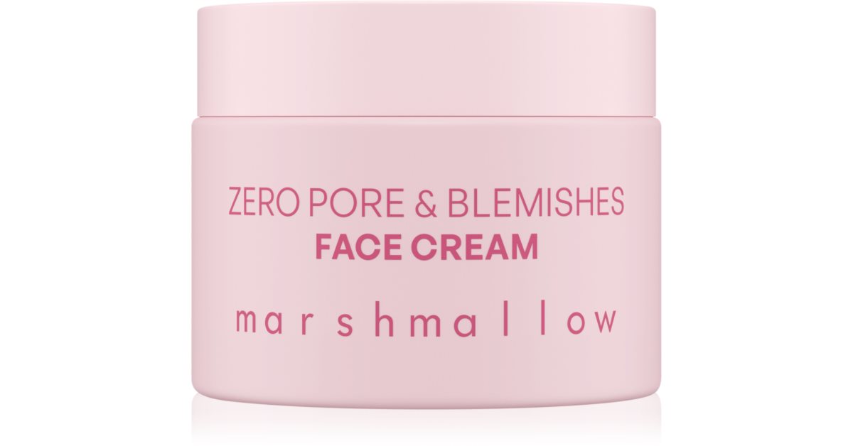 Nacomi Zero Pore & Blemishes Hautcreme gegen die Unvollkommenheiten der Haut MARSHMALLOW 40 ml