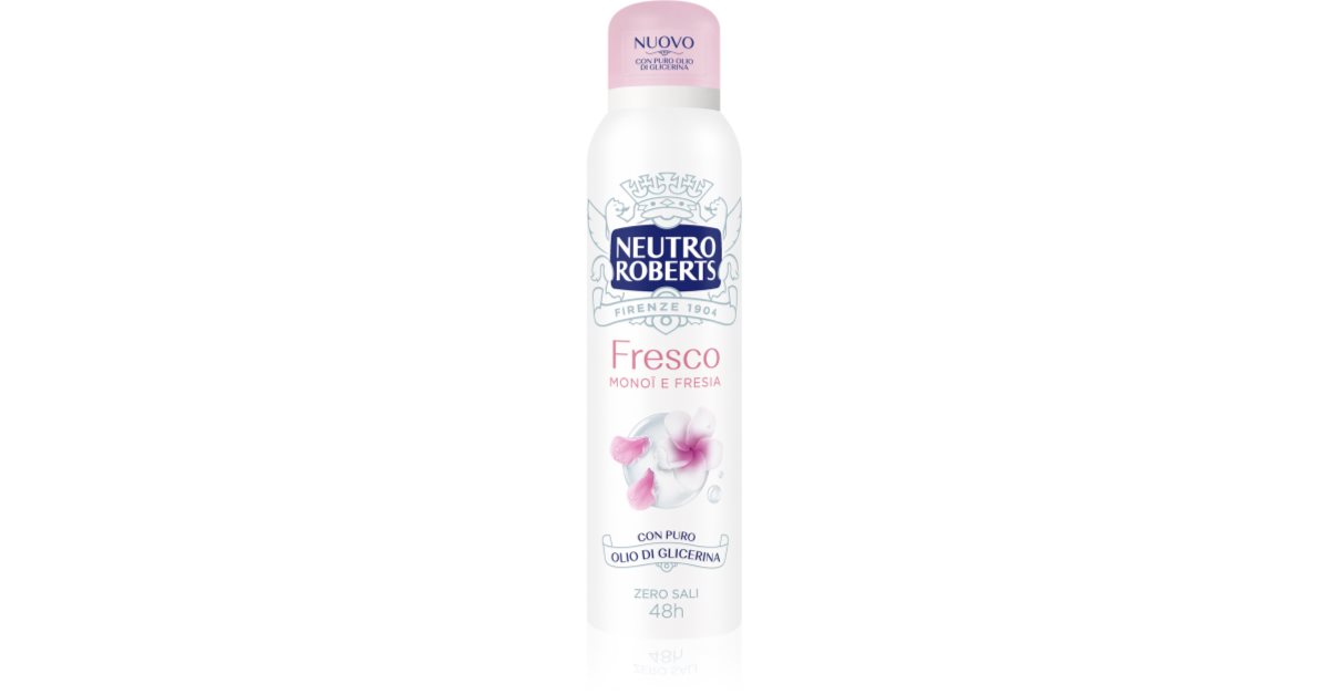 Neutro Roberts Monoi e Fresia Deodorant Spray mit 48-Stunden Wirkung 150 ml