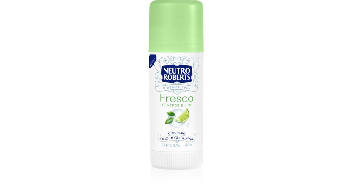 Neutro Roberts Tè Verde e Lime Deo Roll-On mit 48-Stunden Wirkung 40 ml
