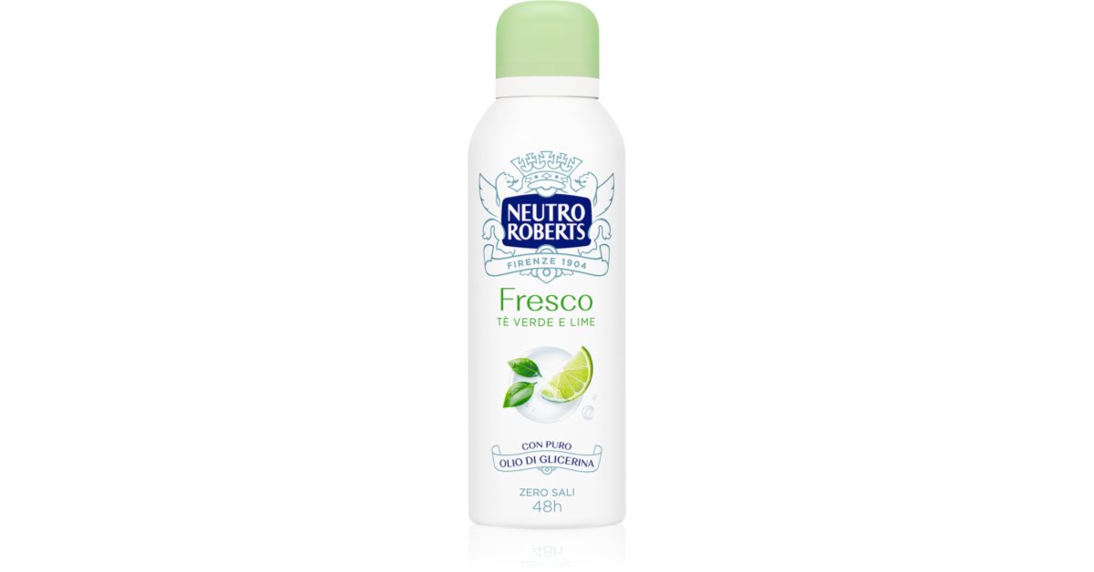 Neutro Roberts Tè Verde e Lime Deodorant Spray mit 48-Stunden Wirkung 50 ml
