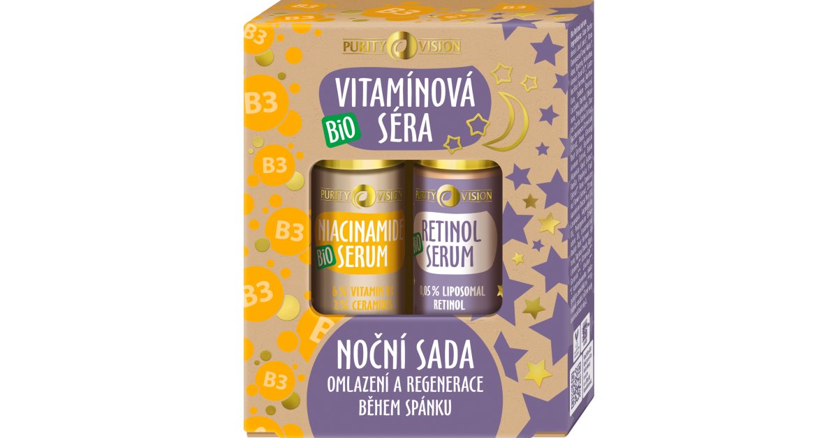 Purity Vision BIO Vitamin serums Geschenkset für die Nacht