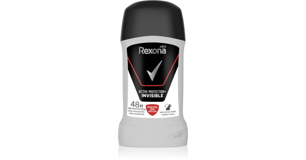Rexona Active Protection+ Antiperspirant festes Antitranspirant für Herren Invisible 50 ml