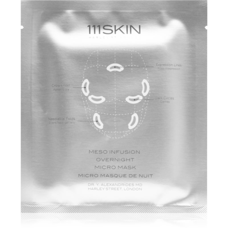 111SKIN Meso Infusion Over Night Micro Mask naktinė kaukė odai atnaujinti 16 g