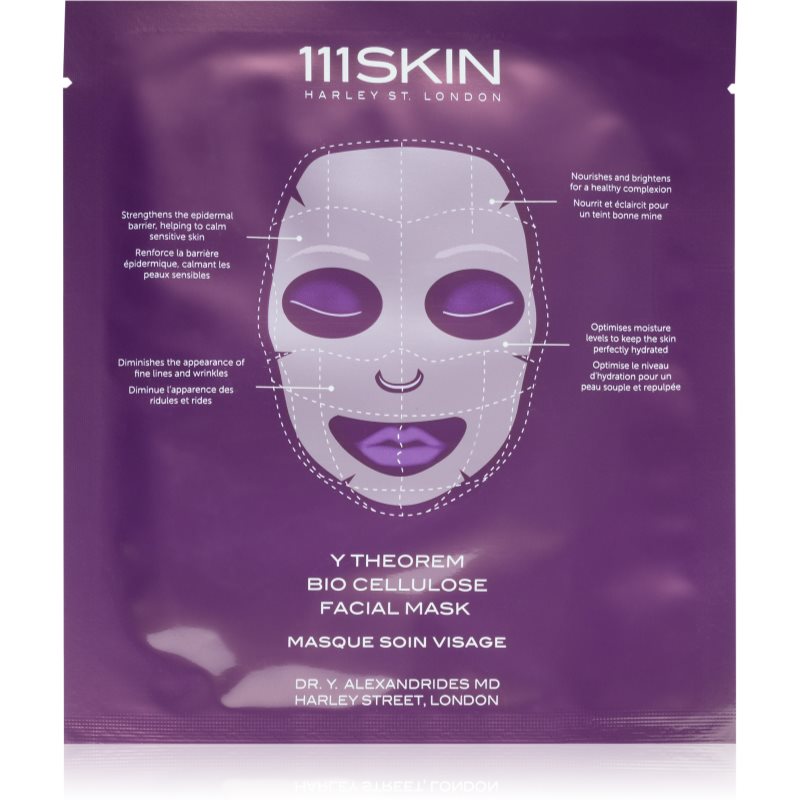 111SKIN NAC Y2 Cellulose Facial Mask itin drėkinanti ir maitinanti tekstilinė veido kaukė 23 ml