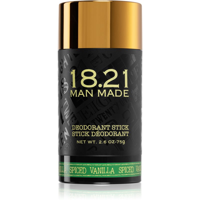 18.21 Man Made Spiced Vanilla pieštukinis dezodorantas be aliuminio 75 g