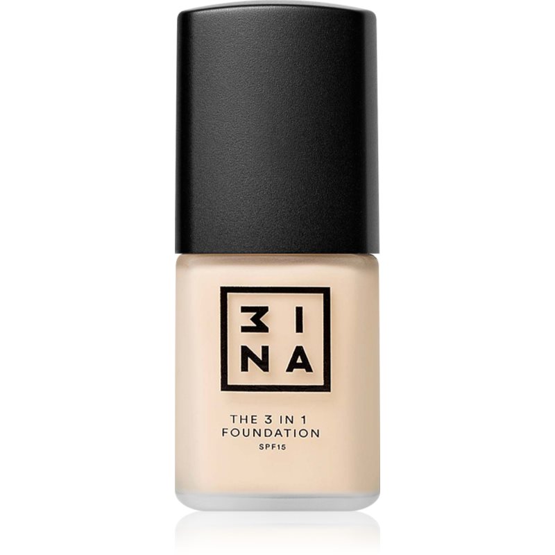 

3INA The 3 in 1 Foundation стійкий тональний крем SPF 15 відтінок 200
