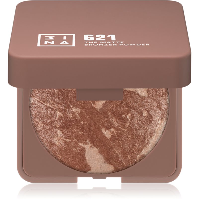 3INA The Bronzer Powder kompakt bronz púder árnyalat 621 Glow Sand 7 g