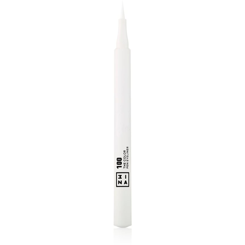 3INA The Color Pen Eyeliner Filzstift-Eyeliner Farbton 100 - White 1 ml