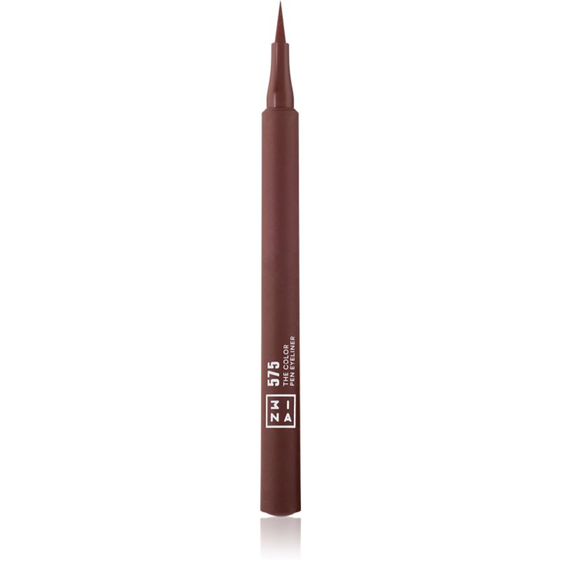 3INA The Color Pen Eyeliner tartós szemfilc árnyalat 575 - Brown 1 ml