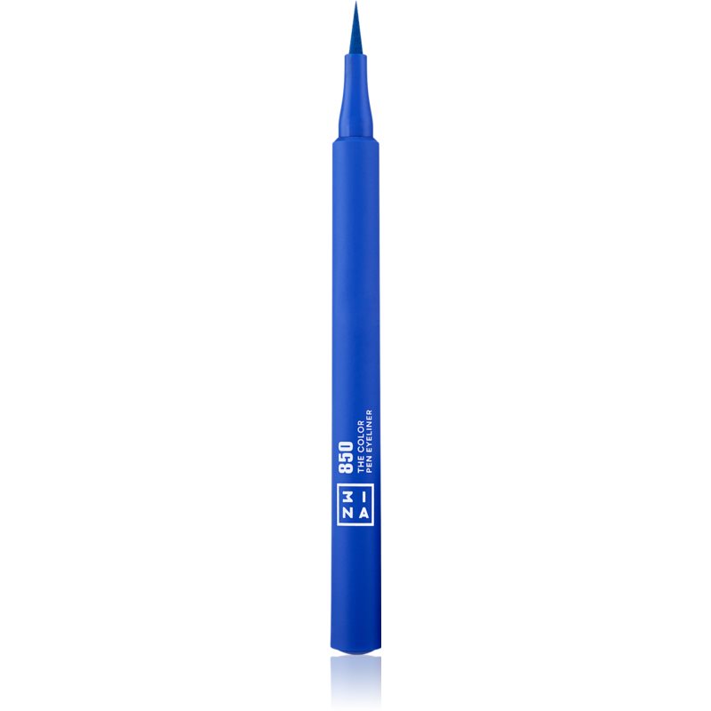 3INA The Color Pen Eyeliner tartós szemfilc árnyalat 850 - Blue 1 ml