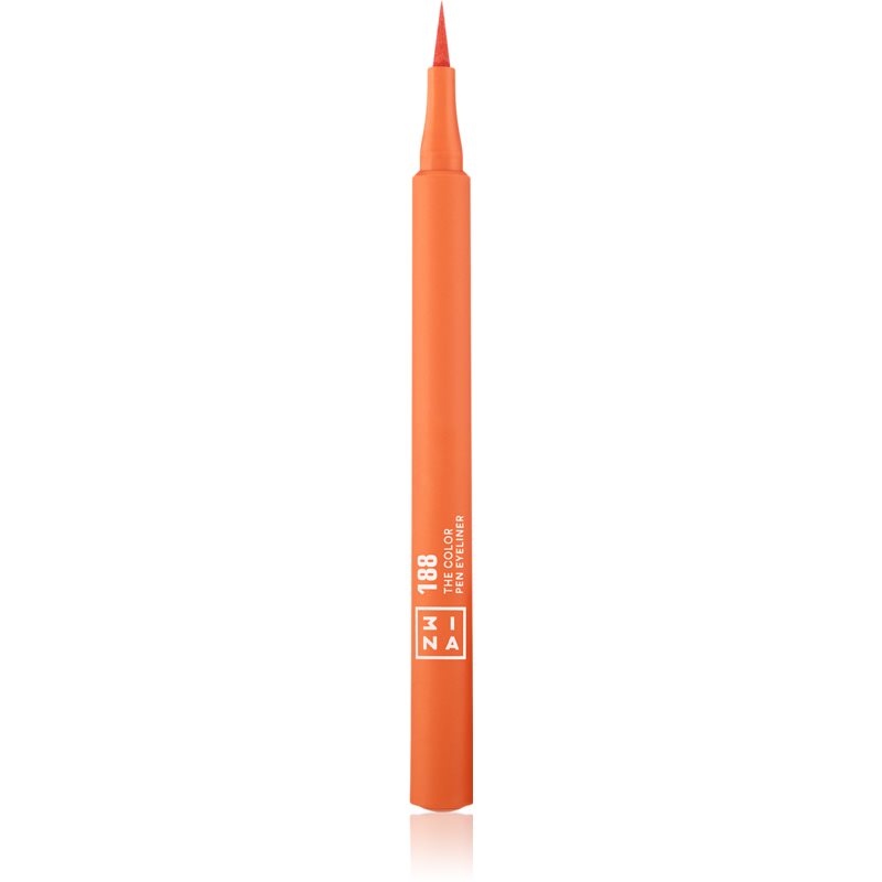 3INA The Color Pen Eyeliner tartós szemfilc árnyalat 188 - Orange 1 ml