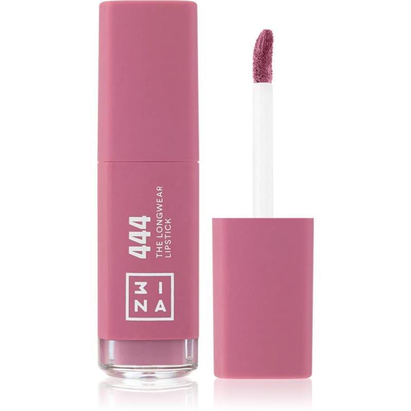 3INA The Longwear Lipstick long-lasting liquid lipstick shade 444 - Orchid lilac 6 ml
