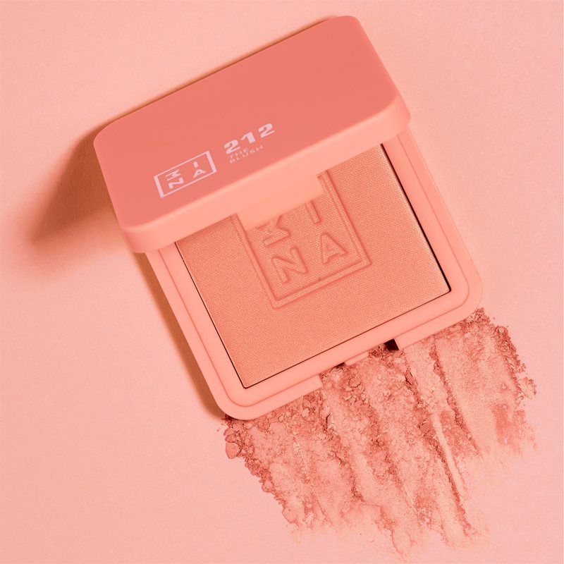 3INA The Blush компактні рум'яна відтінок 212 Coral 7,5 гр