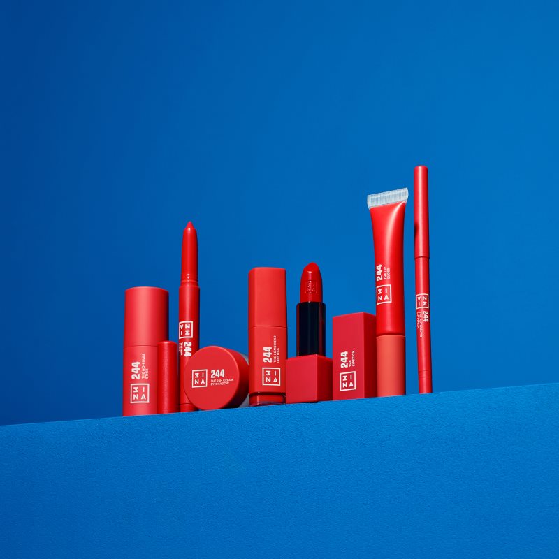 3INA The Lipstick Lipstick Shade 244 - Red 4,5 G
