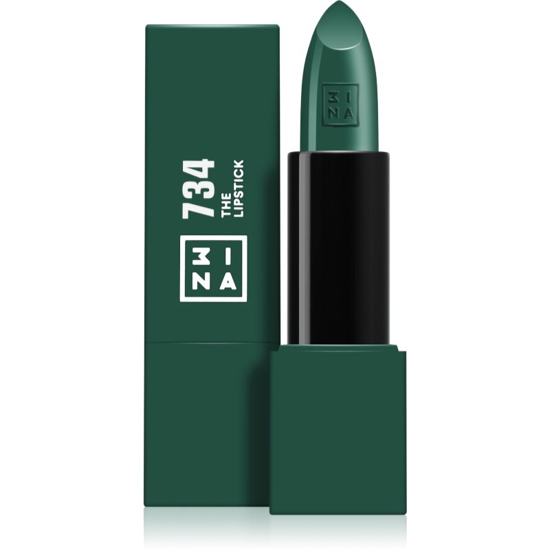 3INA The Lipstick rúzs árnyalat 734 - Green 4,5 g