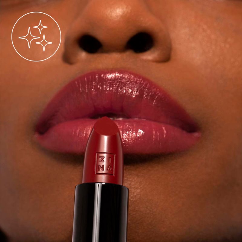 3INA The Lipstick блискуча помада відтінок 280 - Shiny Wine 4,5 гр