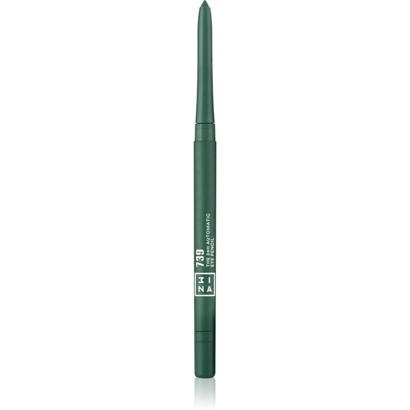 3INA The 24H Automatic Eye Pencil стійкий олівець для очей відтінок 739 - Green 0,28 гр