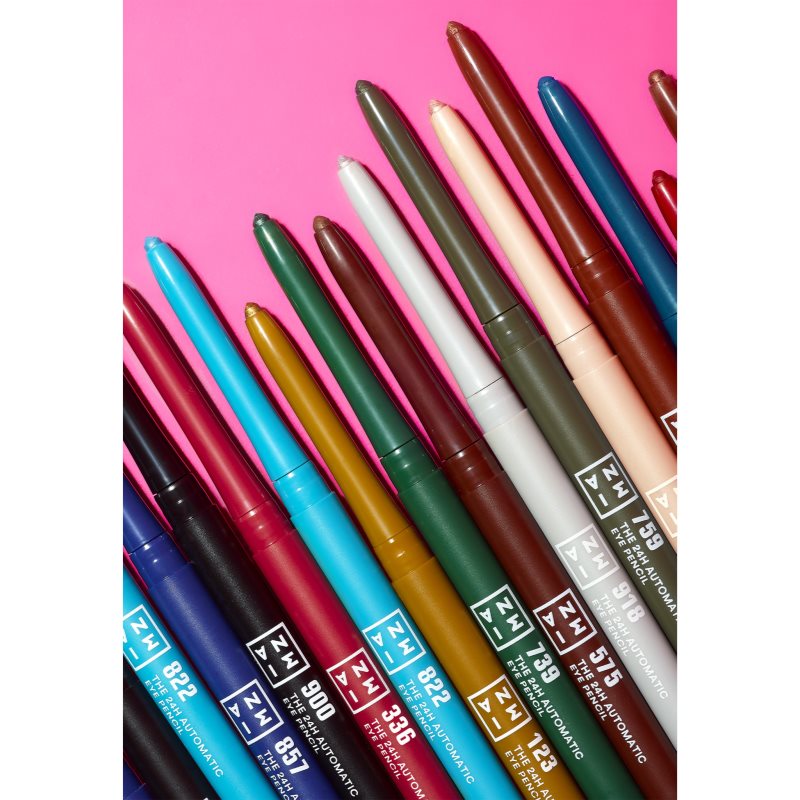 3INA The 24H Automatic Eye Pencil стійкий олівець для очей відтінок 822 - Turquoise 0,28 гр