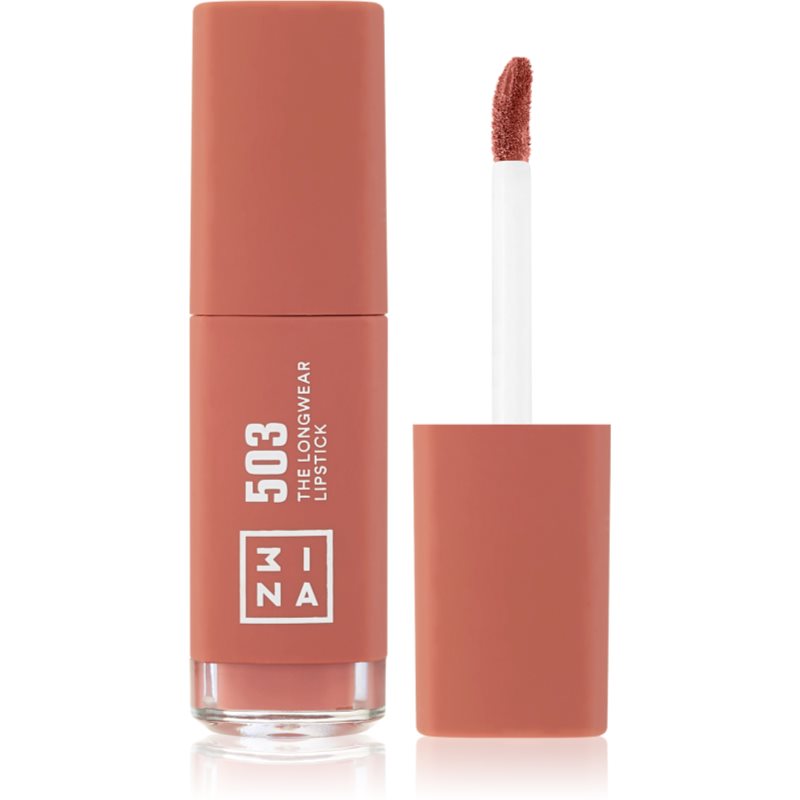 3INA The Longwear Lipstick Long-lasting Liquid Lipstick Shade 503 - Nude 6 Ml