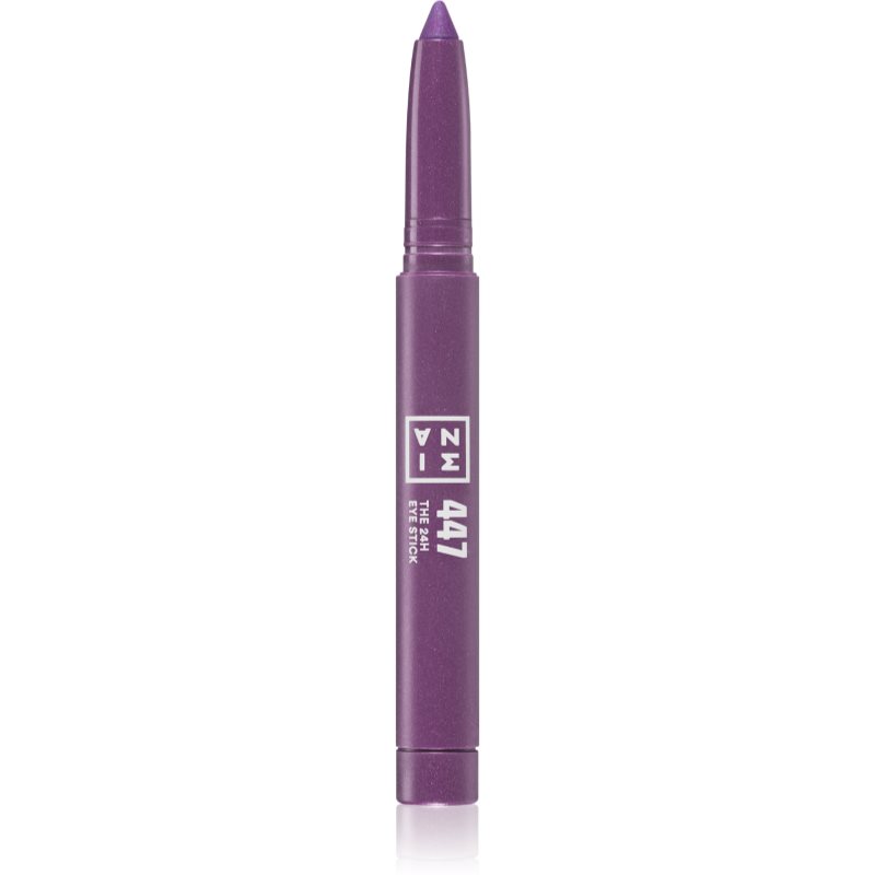 3INA The 24H Eye Stick langanhaltender Lidschatten in Stiftform Farbton 447 - Purple 1,4 g