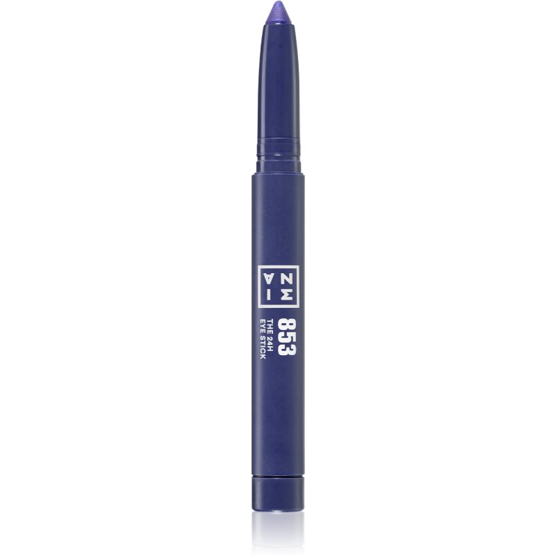 3INA The 24H Eye Stick dlhotrvajúce očné tiene v ceruzke odtieň 853 - Dark blue 1,4 g