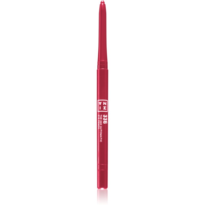 3INA The 24H Automatic Eye Pencil dolgoobstojni svinčnik za oči odtenek 336 - Rose red 0,28 g