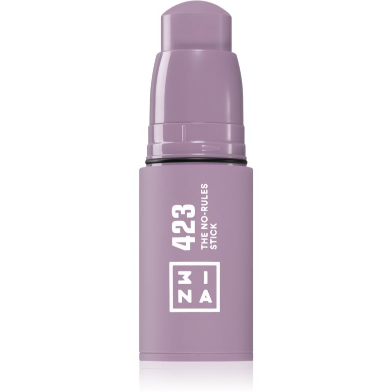 3INA The No-Rules Stick Multipurpose Eye, Lip And Cheek Pencil Shade 423 - Lilac 5 G
