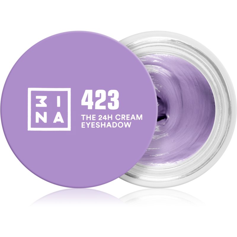 3INA The 24H Cream Eyeshadow Creamy Eyeshadow Shade 423 Lilac 3 Ml