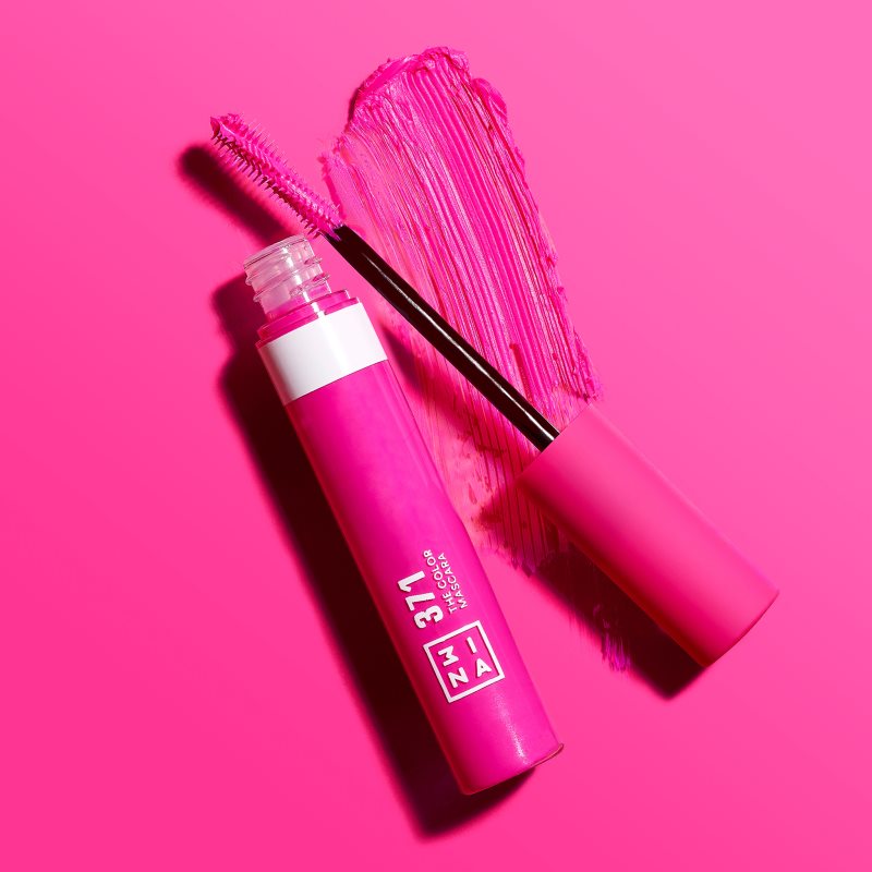 3INA The Color Mascara Mascara Shade 371 - Vivid Pink 14 Ml